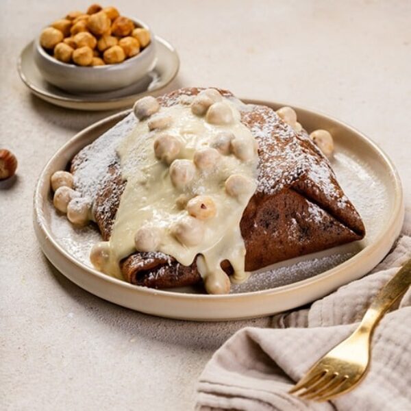 Clatita cu gelato ciocolata alba